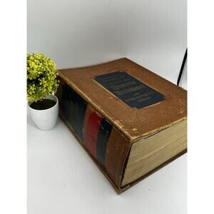 Vintage Webster’s Little & Ives Unabridged Dictionary & Home Library Set